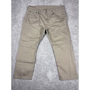Levi Strauss 559 Relaxed Fit Khaki Mens Jeans W40 L30 Cotton (READ)